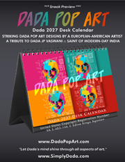 Simply Dada - Collections - Dadaura - Dada Aura - The Fragrance of The Guru - The Scent of Peace - 2025 Calendar Cover